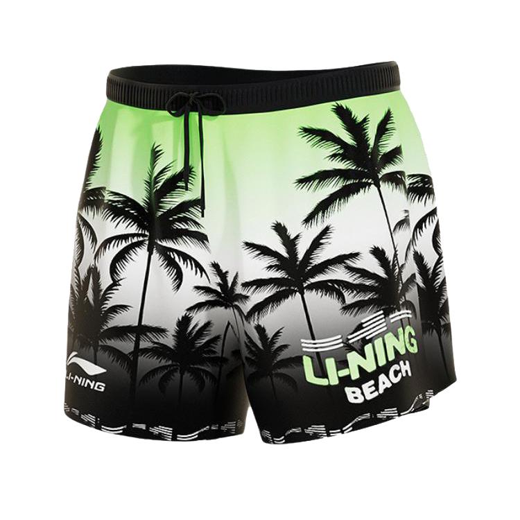 Li Ning Sports Fashion Collection Swimming Shorts Men s Black LNKT133 XXL