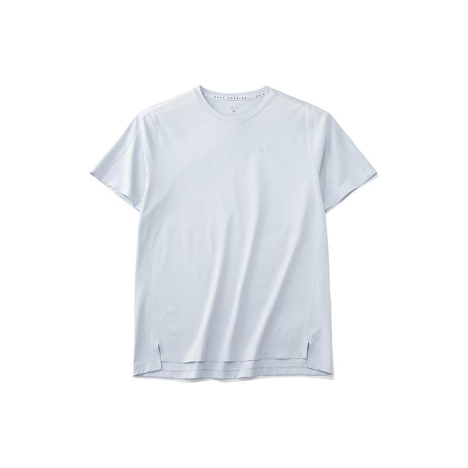 ANTA T Shirts Men s Gray Crew Neck Moderate Straight Fit 152225123-1 XXXL
