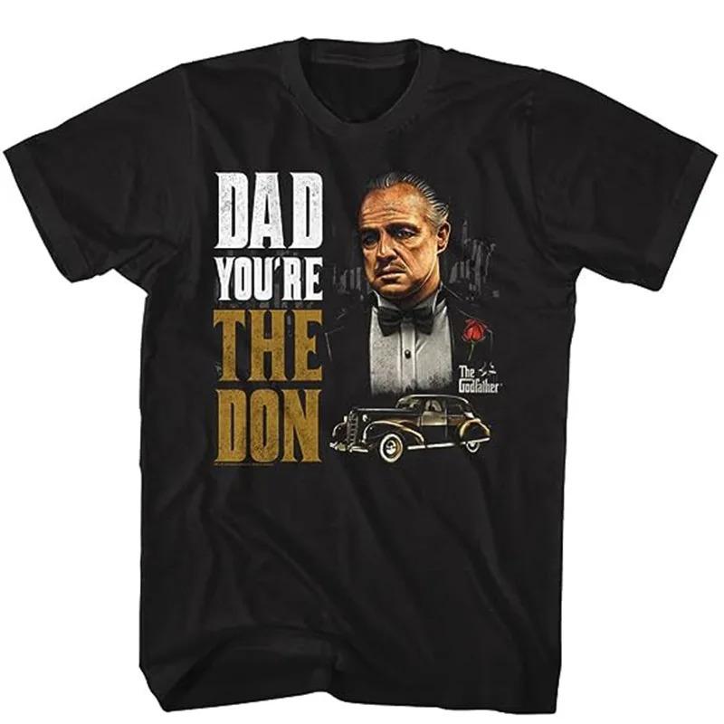 2024 The Godfather Printed Cotton T-Shirts Men Women Retro O-Neck Short Sleeves T Shirt  Harajuku Unisex Tees Tops Clothing