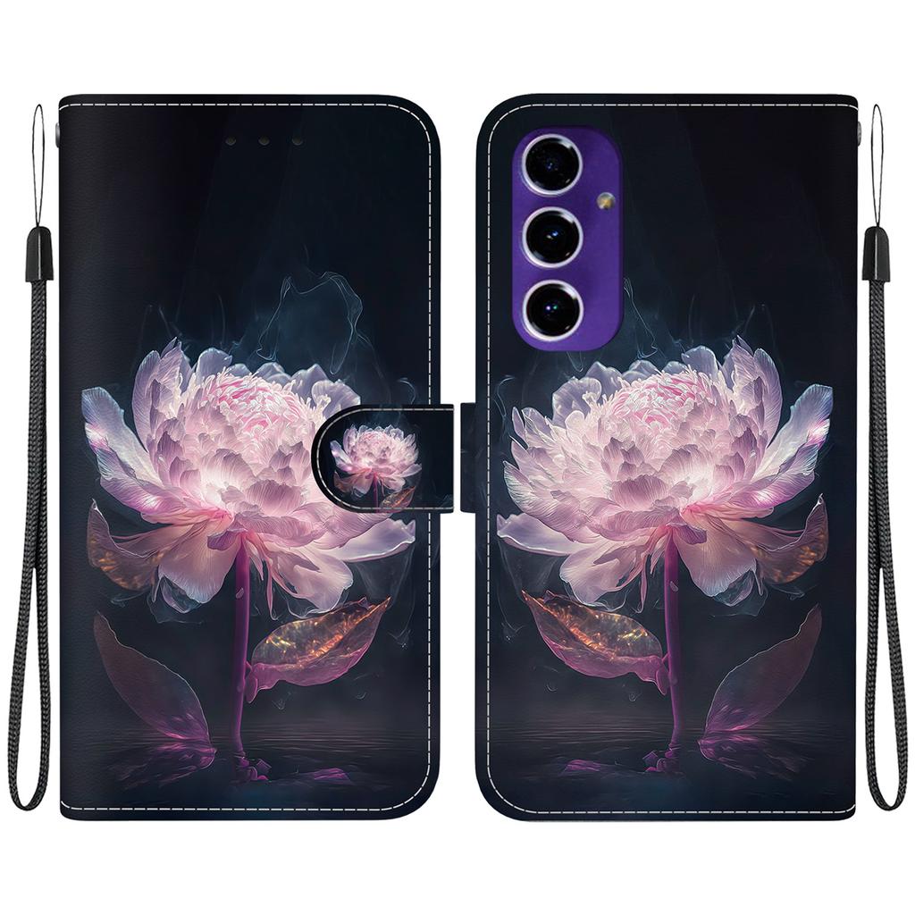 For Samsung Galaxy A16 5G/A16 4G Wallet Phone Case Anti-Drop Leather Flip Cover Pattern Printing