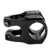 31.8x35mm Bike Stem Aluminum Alloy CNC Mountain Bike Short Handlebar Stem for DIY Mountain Cycling Black