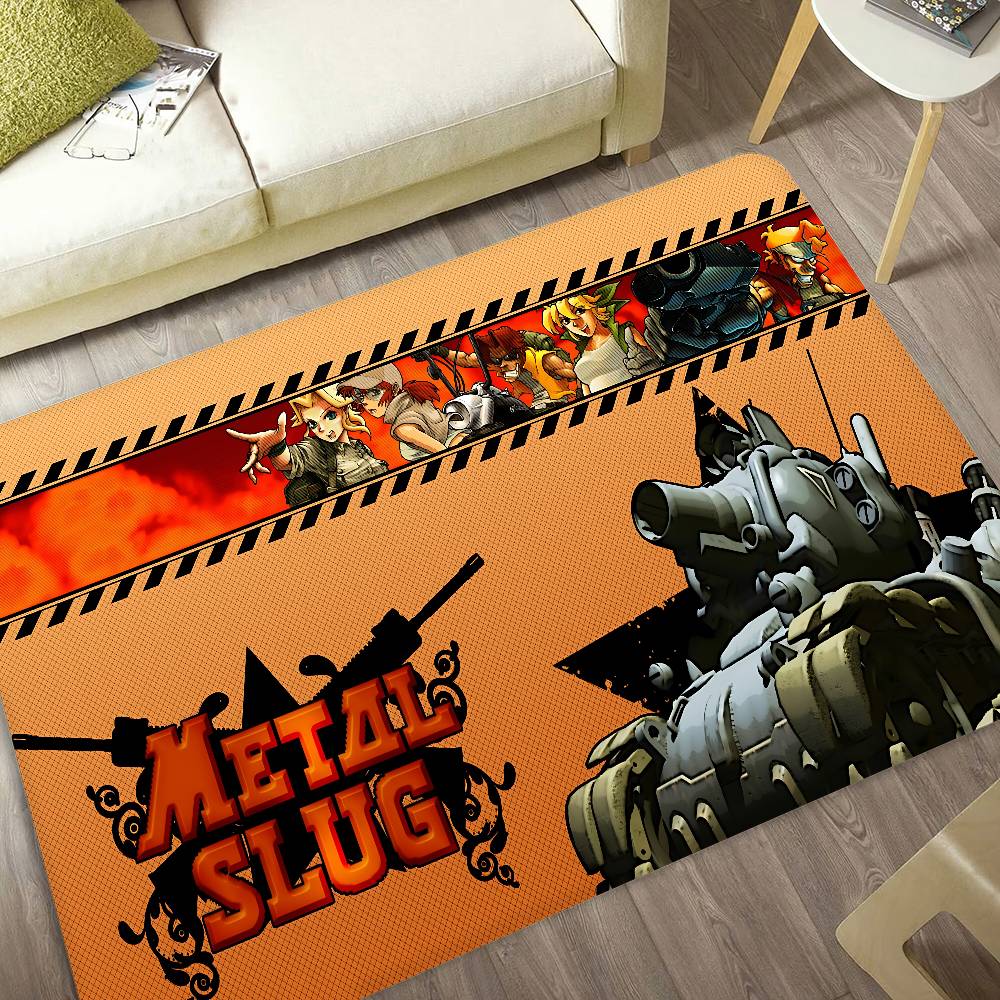 Classic Retro Game Metal Slug Bathroom Mat Anti-slip Absorb Water Long Strip Cushion Bedroon Mat Welcome Doormat