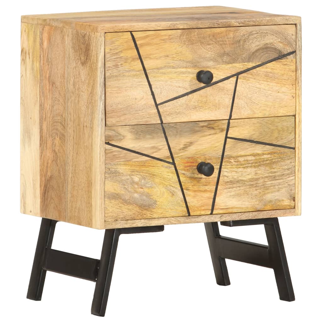 Nightstand 40 x 30 x 50 cm Solid Mango Wood