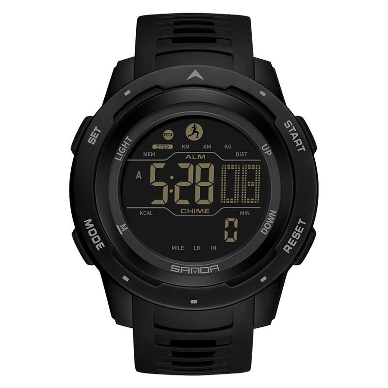 SANDA 2145 New Fashion Men s Electronic Watch for Boys Gift Fashion Luminous Multi-function Sport Waterproof Student Watch Reloj SANDA 2145