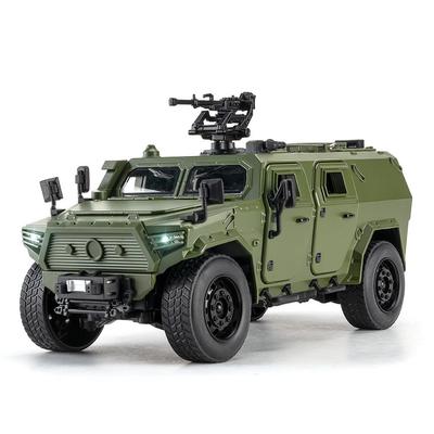 1/18 DongFeng Warrior Militärische Panzer Serie Offroad ORV Legierung Metall Diecast Modellauto Sound & Licht Sammlerstücke Geburtstagsgeschenk