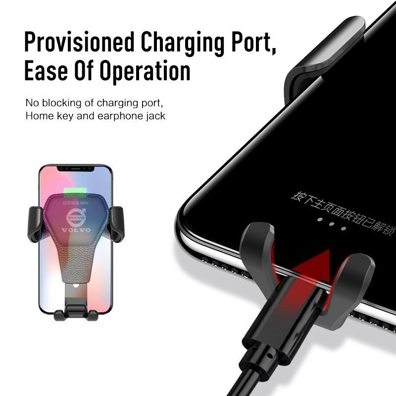 Car Air Outlet Phone Holder Auto Handset Support Bracket For Volvo XC90 V90 V60 XC60 V40 S80 S60 S90 C40 XC40 V70 XC70 C30 C70
