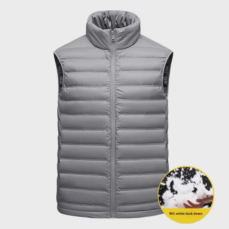 Vysoce kvalitní bezešvá lehká vesta s kachním peřím pro muže a ženy – Jaro/Podzim