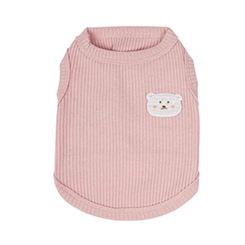 Summer Pet Clothes: Breathable Thin Vest for Teddy, Bichon, Small & Medium Dogs L