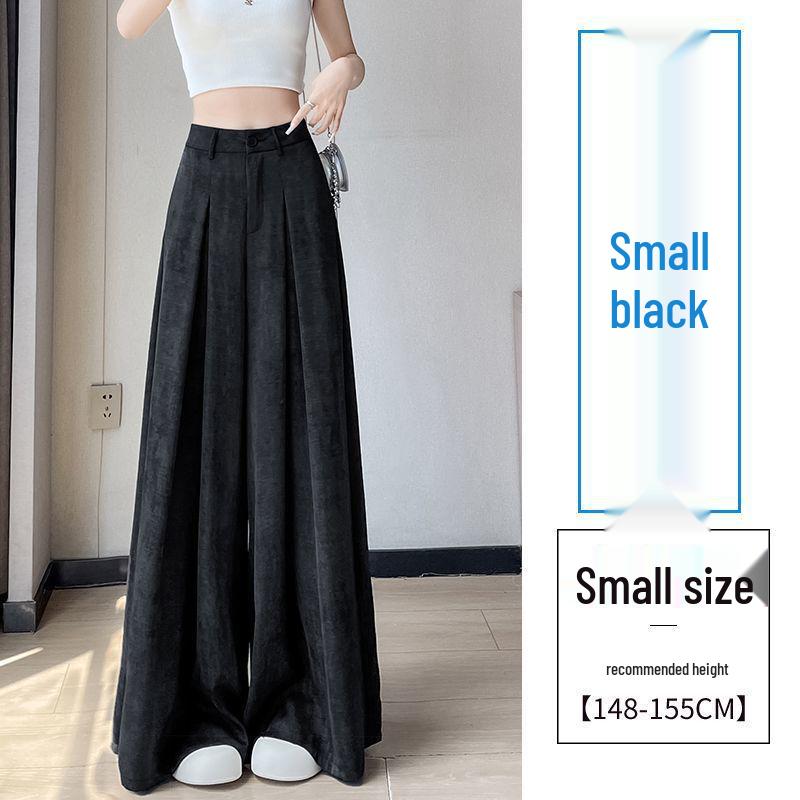 2026 Women s High-Waist Wide-Leg Satin Tie-Dye Pants S (80-100 lbs)