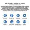 Phone Display External Alarm Tire Pressure Sensors Bluetooth APP Car TPMS Tire Pressure Monitoring System Motorcycle  Car 2/4PCS