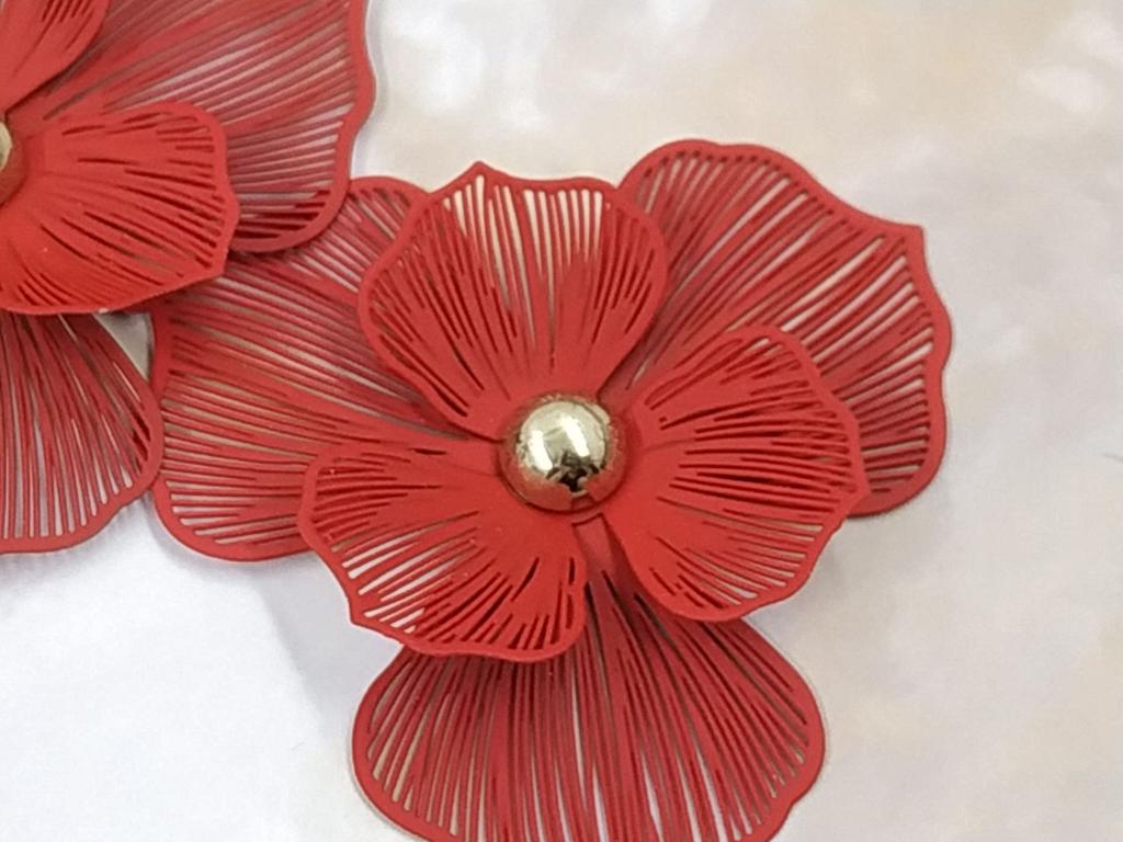 Französische Blumenohrringe für Damen Modisch und vielseitig
