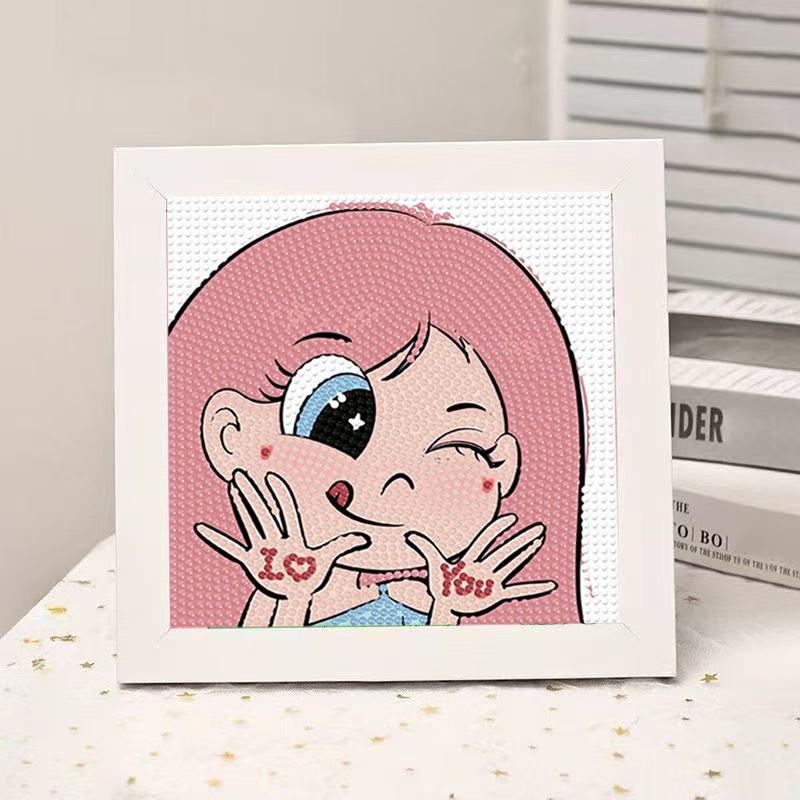 High-End Diamond Painting Diy Van Gogh Starry Sky Cat Creative Handmade Toy Table Decoration Diamond Painting With Frame