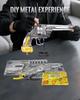 Piececool 3D Metal Assembly No Glue Puzzle, Revolver, Required, Required, 3-Star Difficulty, Intermediate/Adult