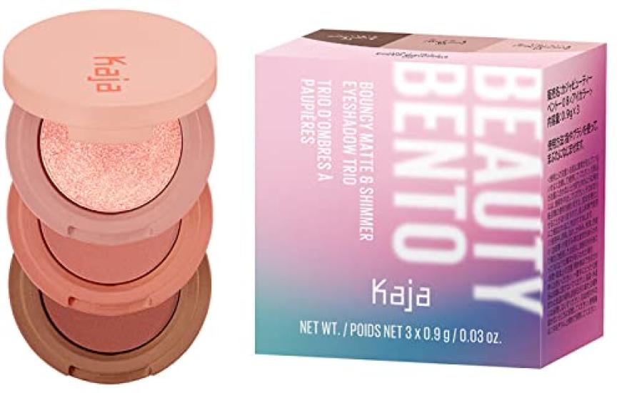 Kaja Beauty Bento [08 Шоколадная Далия] Трио теней для век