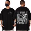 Rapper J Cole The Fall Off Tour 2026 Tricouri Grafice Bărbați Hip Hop Vintage Tricouri cu Mânecă Scurtă Modă Casual Tricou Larg
