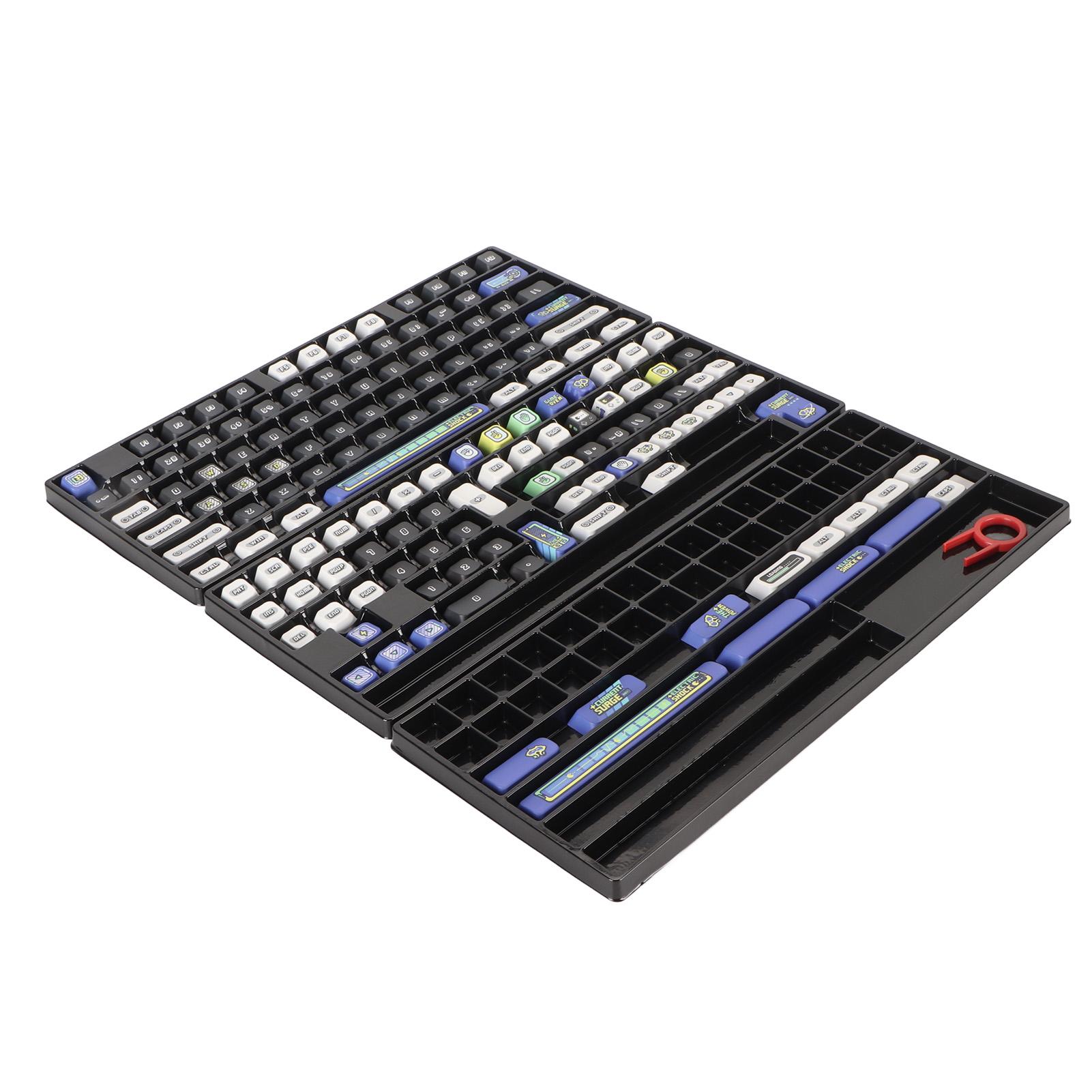 

Набор из 154 колпачков PBT Keycaps, 5-сторонний термосублимационный набор колпачков PBT XDA Height для 61, 87, 98, 104, 108 клавиш