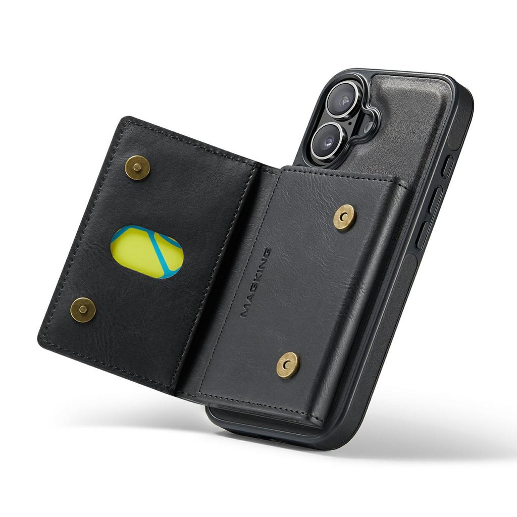 MAGKING K2 Series For iPhone 17 Case Compatible with MagSafe PC+TPU+PU Phone Cover