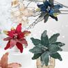 Vibrant Colors Artificial Xmas Flower Large Size Christmas Tree Wreath  Wedding Decor
