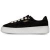 Suede Platform Bling Black Womens 366688-01