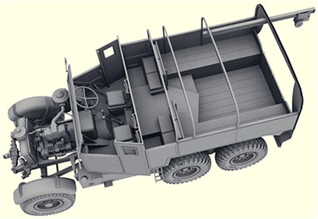 Thunder Model 1/35 Scale British Scammel Heavy Artillery Tractor R100 BL 7.2-inch Howitzer Plastic Model Kit TB35212