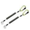Teleskopiskt elastiskt fiskerep med betesklämma och nyckelfjäder för förlustkontroll och bergsklättring.