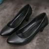 Women's High Heels Fashion Shallow Mouth Professional Work Shoes High Quality Leather High Heels Single Shoes Women Dress Pumps