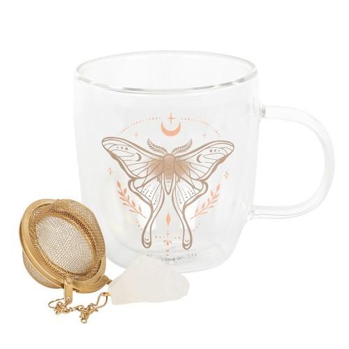 Something Different Luna Moth Double-Walled Mug Set