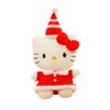 Christmas Hello Kitty Plush Toy With Soft Short Plush For Kids Play And Gift