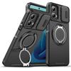 Armor Magnetic Holder Case for Motorola Moto G Stylus 5G GPlay 5G G5G GPower 5G 2024 Slide Camera Protection Shockproof Cover