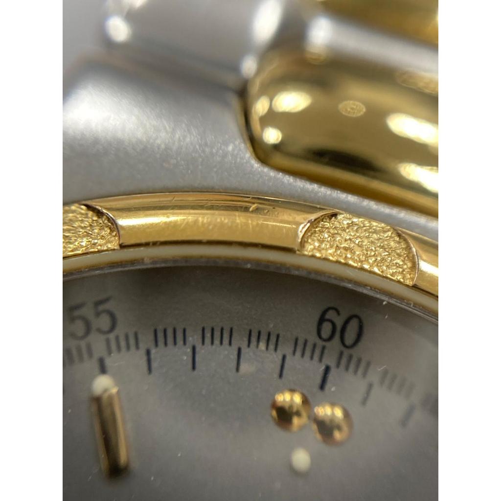 Used [New battery] LONGINES Conquest Date LI.613.3 Combi 3-hand Quartz Kingram [01]