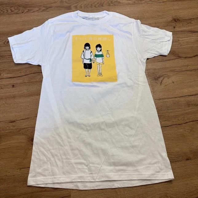 New Spirited Away T Shirt Studio Ghibli Anime Haku Chihiro XS Womens S