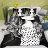 Singer Ariana grande Duvet Cover Pillowcase Bedding Set Adult Girls Bedroom Decoration Girl Gift Single Twin King Size