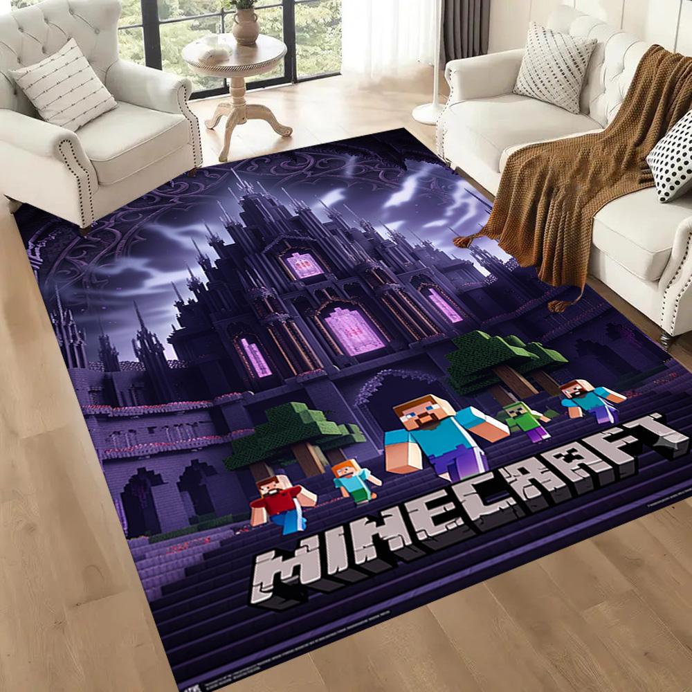 Minecraft 478 Carpet Suitable for Hallway Study room Kitchen Living Rooms Anti-slip Rug Anime Office Decor Perfect Birthday/Christmas Gift Idea