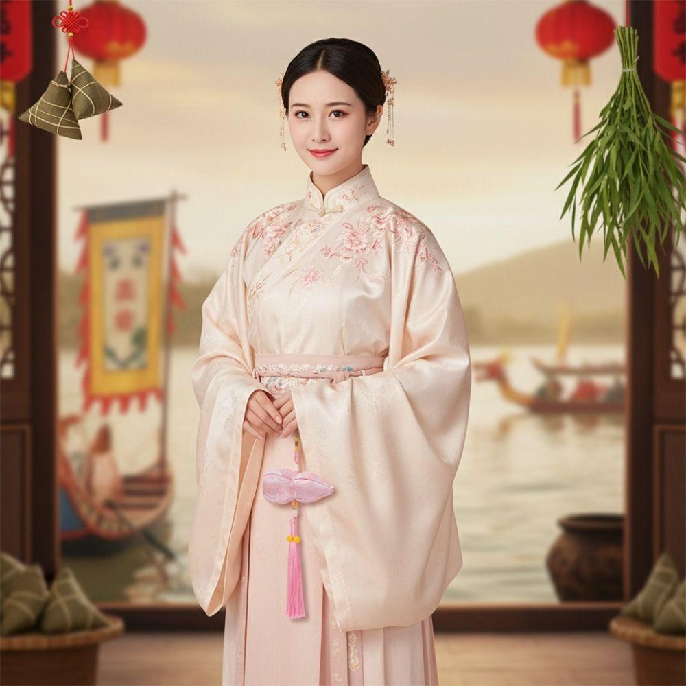 With Tassel Gourd Brocade Embroidered Bag Chinese-style Gourd Scented Pouch  Dragon Boat Festival