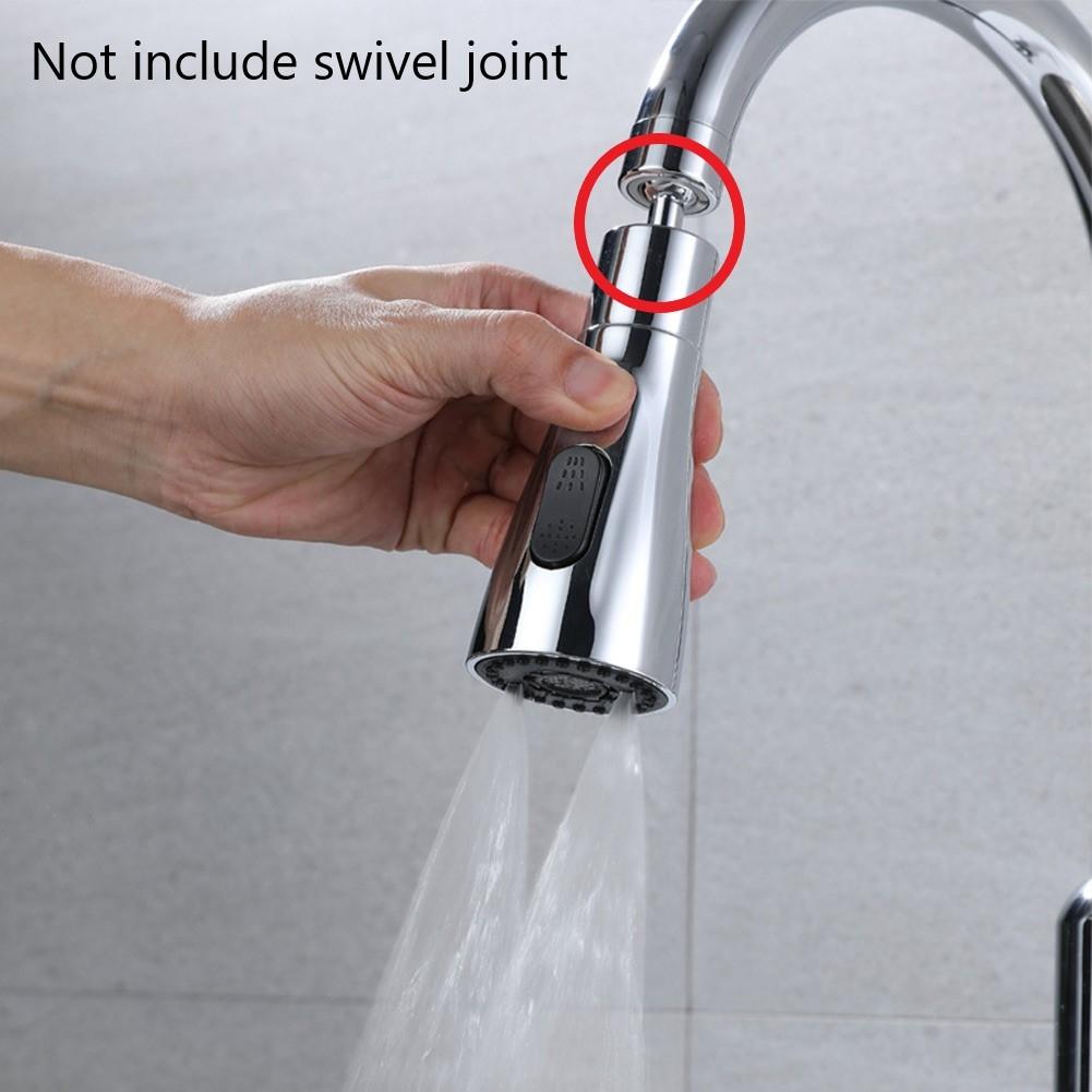 Spare Replacement Tap Spout Kitchen Faucet Shower Head with Brushed Treatment