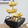 Desktop Fountain With Natural Stones And Soothings Waterfall Sound USB Operated Home Decoration Gift