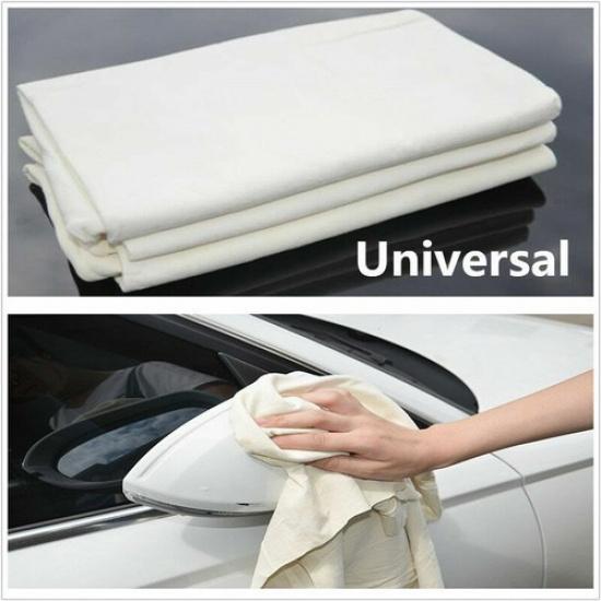 

1 Pcs Chamois Cleaning Towel Genuine Leather Sponge Cloth Towel For Car Washing