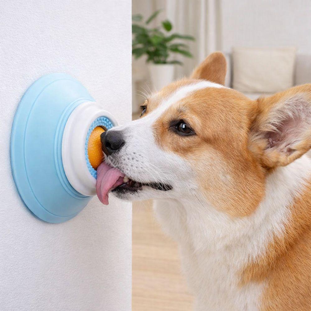 Kunststoff Haustier Leckspielzeug Interaktiver Flüssignahrung Spender Hund Leckschale Flüssignahrung