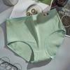Cotton Panties For Women's Underwear Plus Size Solid Color Briefs High Waist Seamless Underpants Female Lingerie