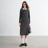 Chuyu Women's Faux Two-Piece Pique Polo Dress