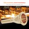 Tuba Mouthpiece Solid Durable Brass Construction Silver Plated Musical Instrument Accessories