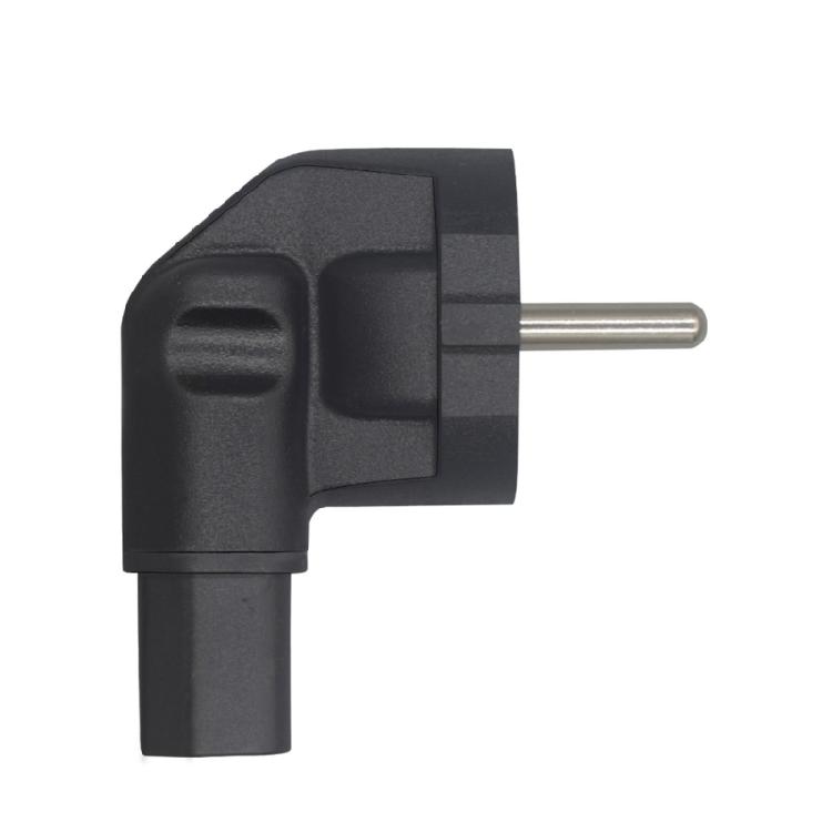 IEC 2Pin Male to 3Pin Female IECC13 to EU4.8 Europe Power Plug Adapter Converter