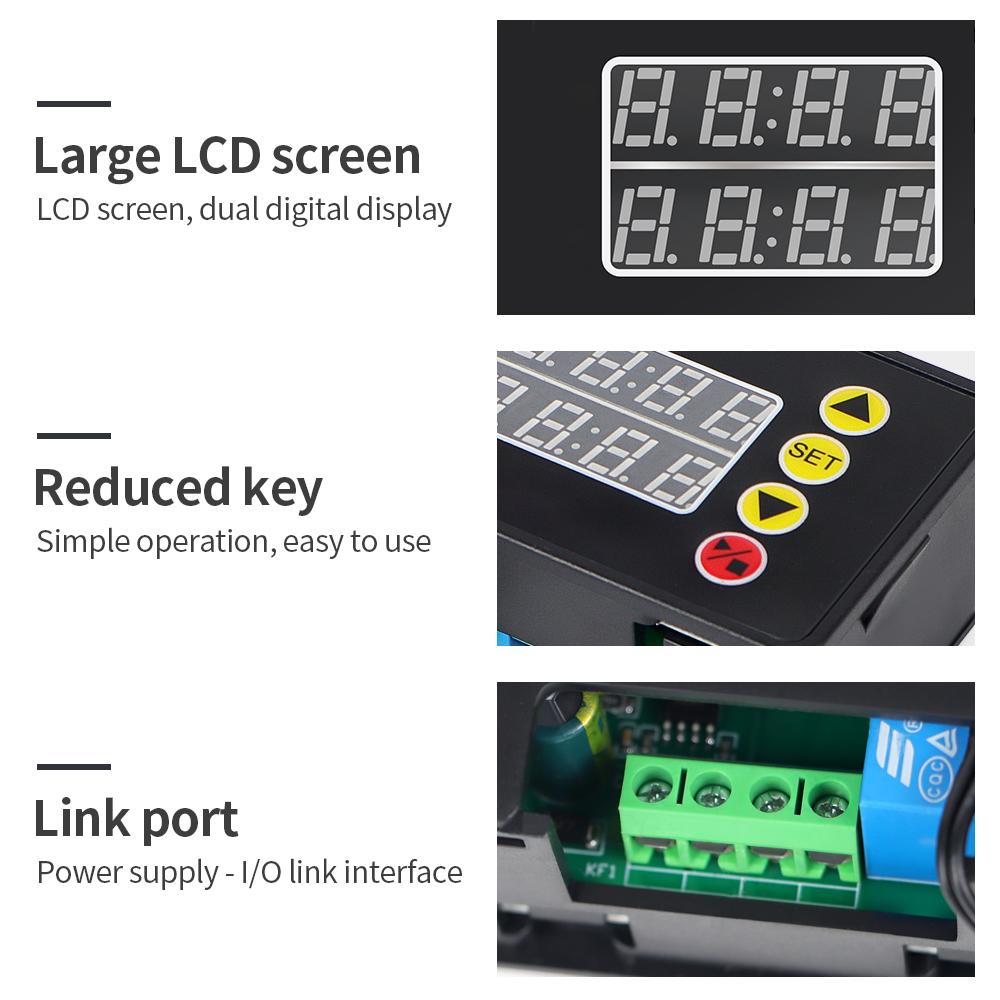 ZFX-G3051 10A Digital Temperature Controller LED Display Thermostat Heat Cooling Control Instrument AC110-220V With Probe line