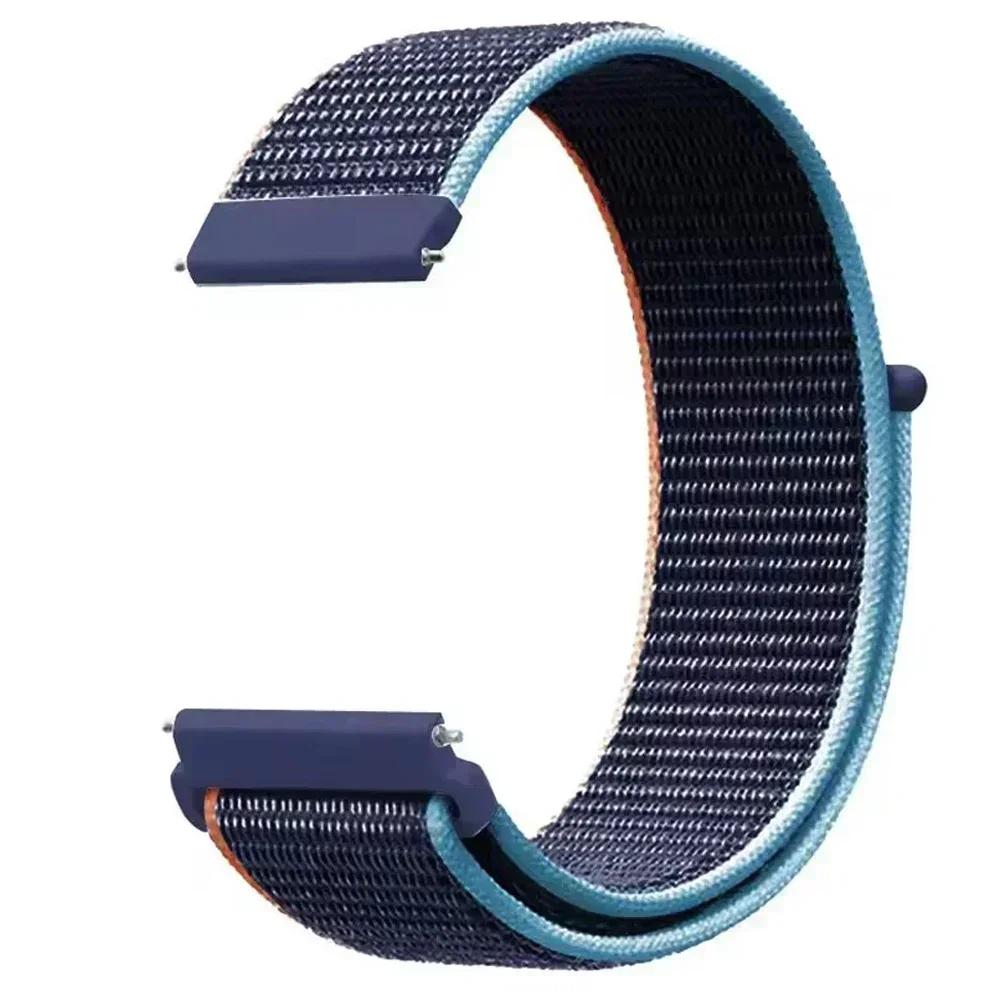 

Нейлоновый ремешок-петля 20 мм/22 мм для Garmin Forerunner 570 Ремешок Active 6 Venu 3/2 sq Vivoactive 4/5/6 Волнистый браслет Forerunner 265 55 1PCS 20mm