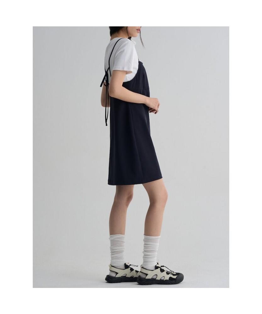 8SECONDS Sleeveless Layered Dress Navy