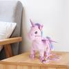 Electric Plush Horse Toy Cute Horse Plushies Creative Music Little Horse Toy Battery Operated PP Cotton for Birthday Gifts