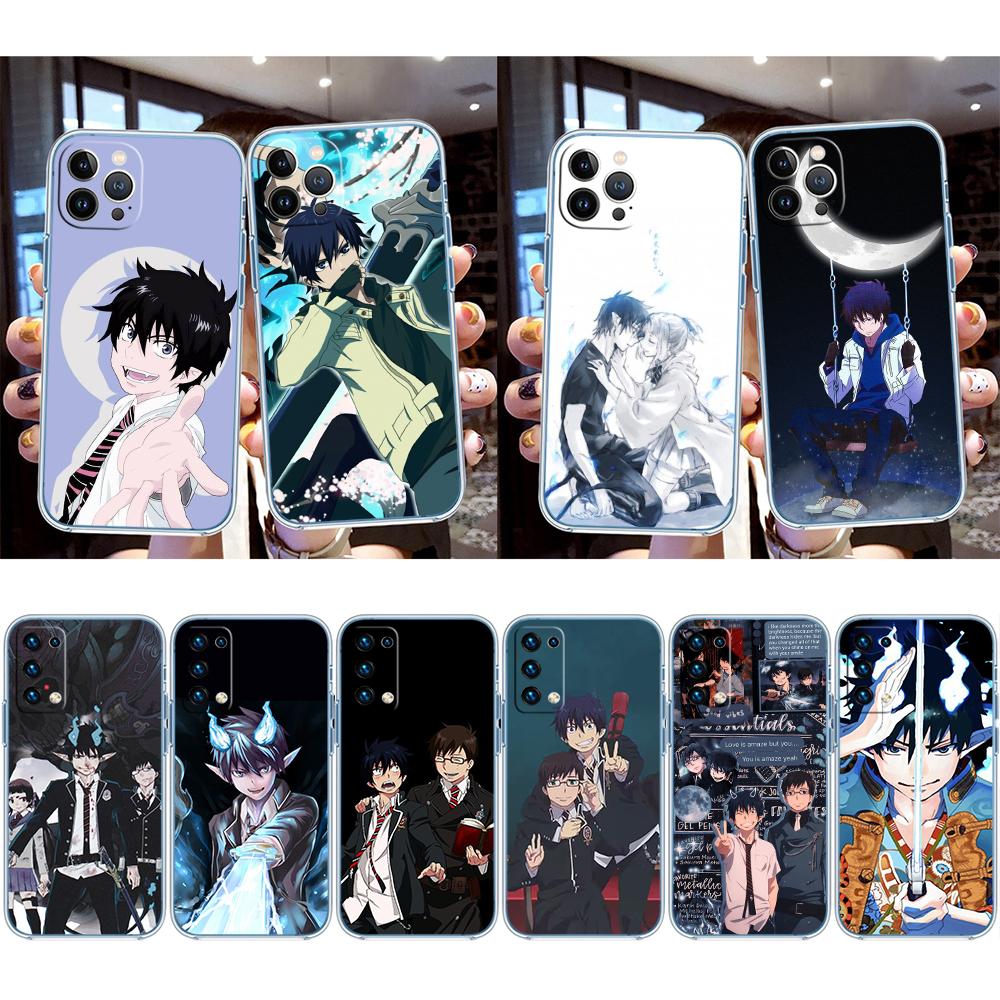 NH11 Blue Exorcist Phone Case for Motorola Moto E13 E15 E20 E22 E22I E22S E30 E32 E40 E7 E7I G Plus Power Play Stylus G22 G14