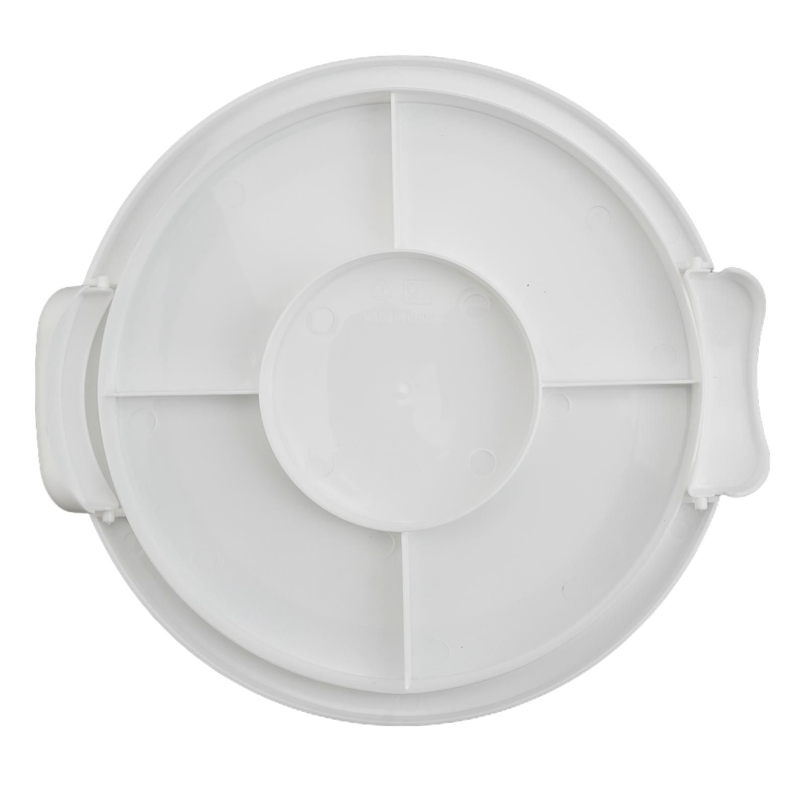 Этот надежный круглый контейнер для торта — незаменимый аксессуар для пекарей White