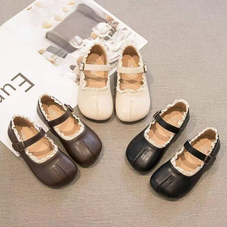 Genuine leather children's princess shoes 2025 spring and autumn new children's shoes soft-soled princess shoes baby single shoes girl