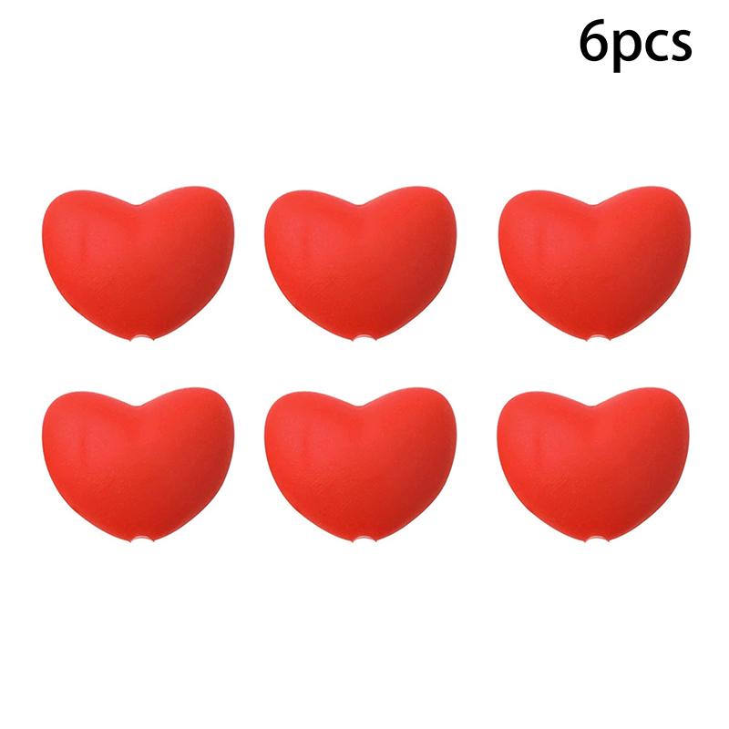 

6 шт. Захисники кінчиків спиць Запобіжники кінчиків спиць У формі серця Запобіжники петель Ковпачки для спиць В язальні аксесуари